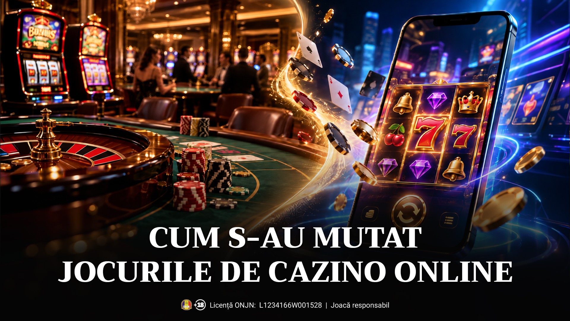 Jocurile de cazino s-au mutat online: revoluția digitală a divertismentului